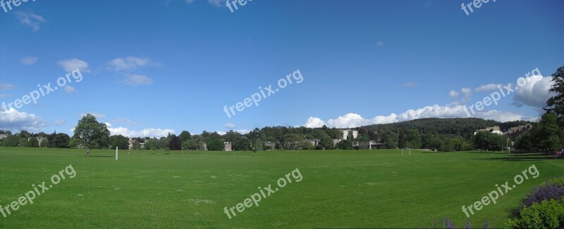 Playing Field Sports Field Grass Meadow Green