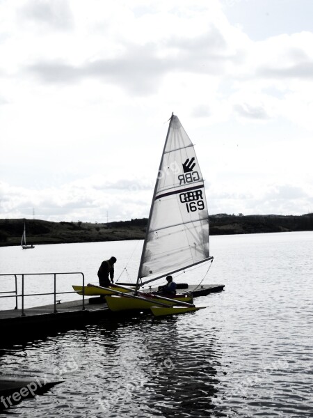 Sailing Boat Loch Lake Water Sport