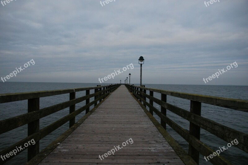 Wide Baltic Sea Lubmin Horizon Free Photos