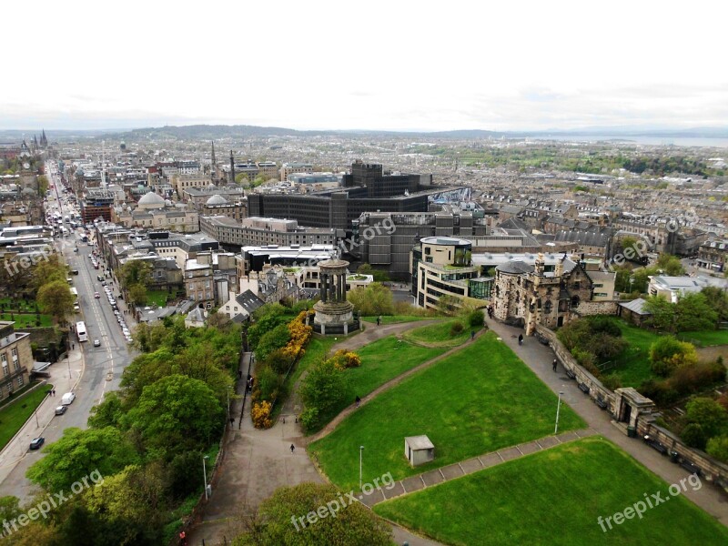 Calton Hill Historic Buildings Edinburgh Free Photos