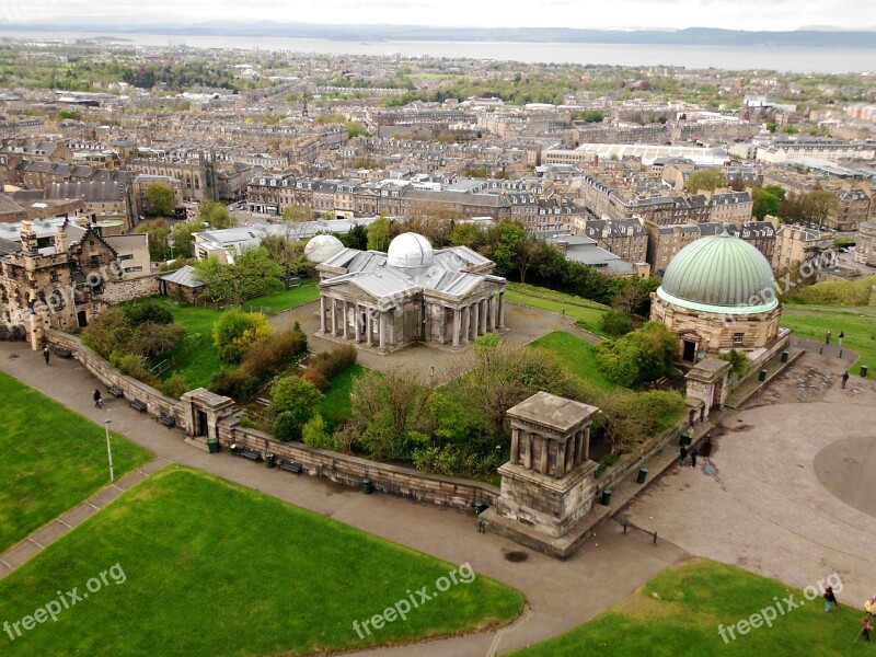 Calton Hill Historic Buildings Edinburgh Free Photos