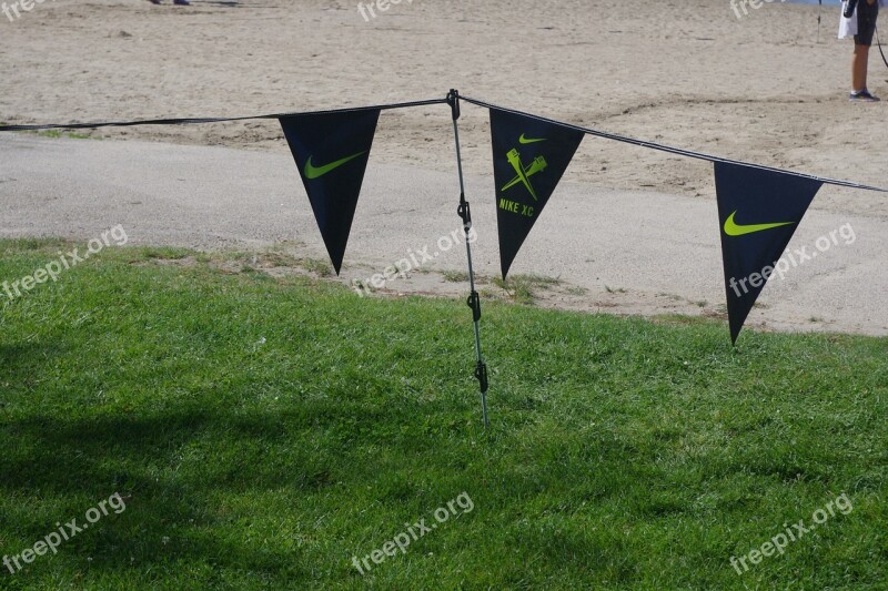 Race Course Flag Nike Boundary