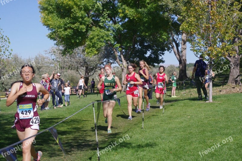 Cross Country Race Running Runner Course