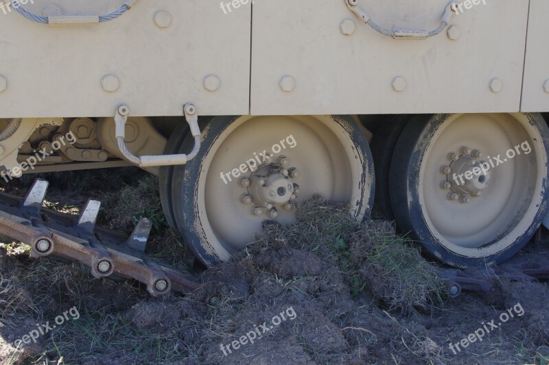 Tank Tread Dirt Wheels Stuck