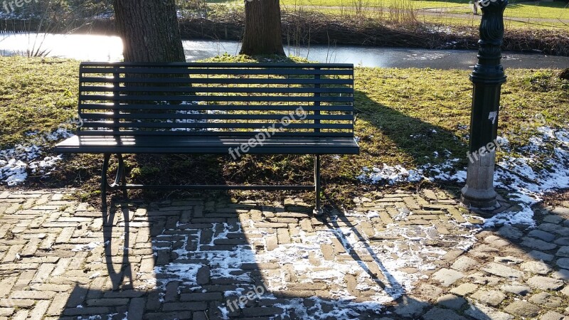 Bench Bank Snow Capelle Aan Den Ijssel Rest