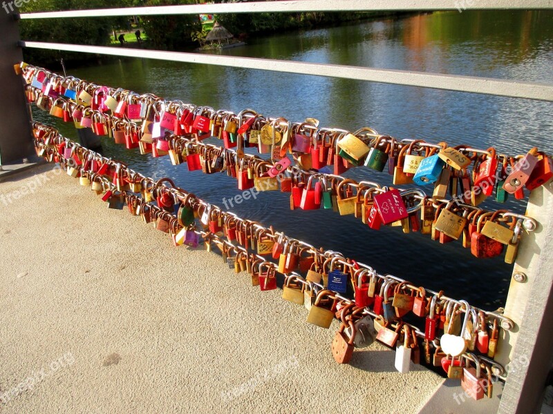 Padlocks Bridge Love Locks Love Friendship