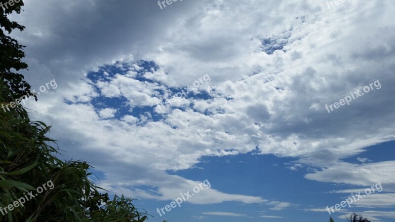 Sky Summer Sky Cloud Blue Summer