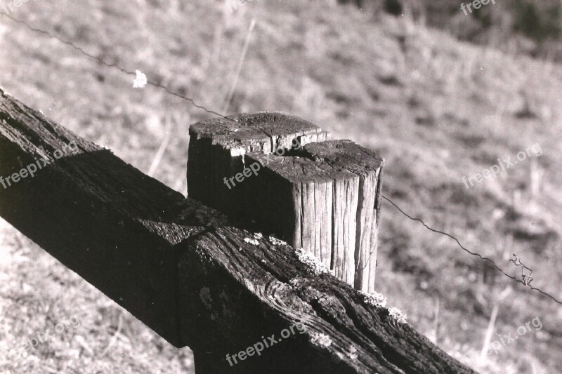 Wood Fence Wood Fence Pile Weathered