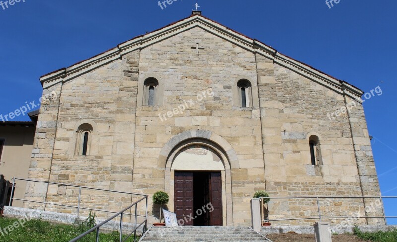 Church Of St Gottardo Church Of Arlate Facade Romanesque Style Romanesque Art