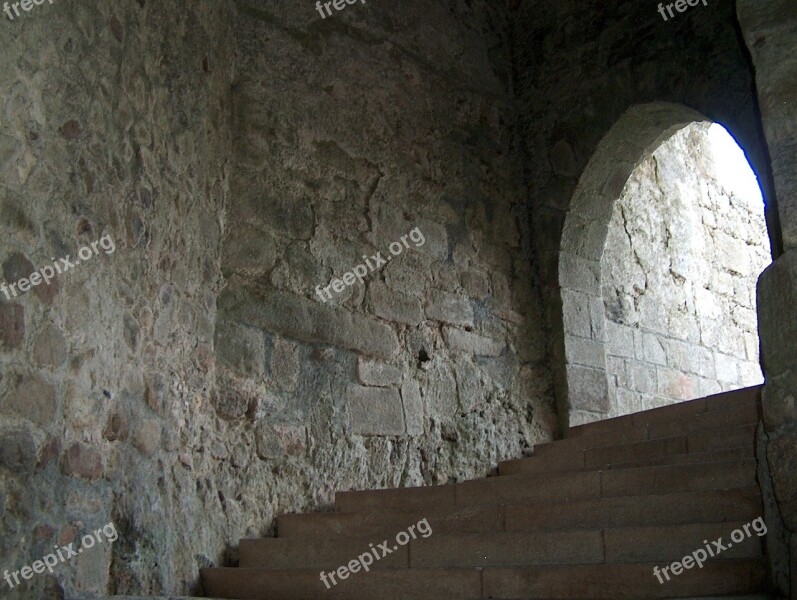 Castle Door Santa Maria Of The Fair Portugal Medieval