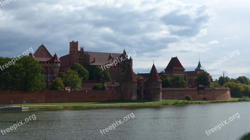 Poland Malbork Castle Malbork German Knights Free Photos