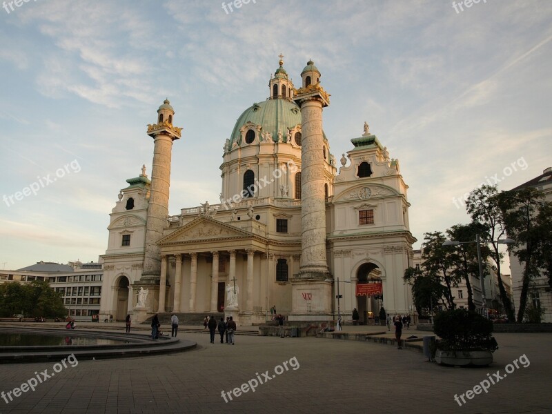 Vienna St Charles's Church Baroque Evening Charles Square