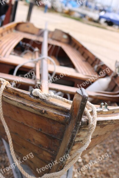 Boat Wooden Boat Coast Wooden Sea