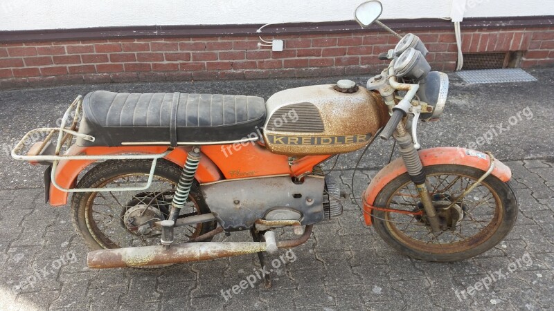 Moped Motorcycle Kreidler Old Oldtimer