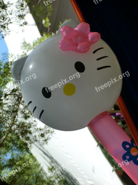 Hello Kitty Balloon Kawai Japan Pink