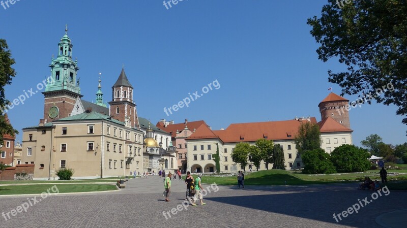 Poland Kraków Wawel Cathedral And Castle Free Photos