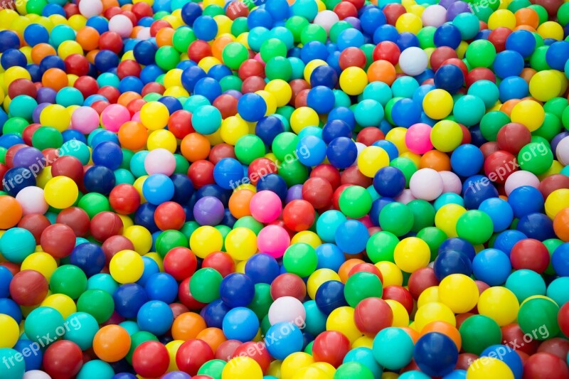 Pool Ball Ball Colorful Children Fun