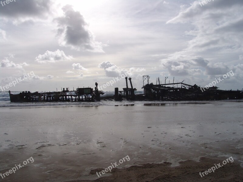 Water Ocean Wreck Ship Sea