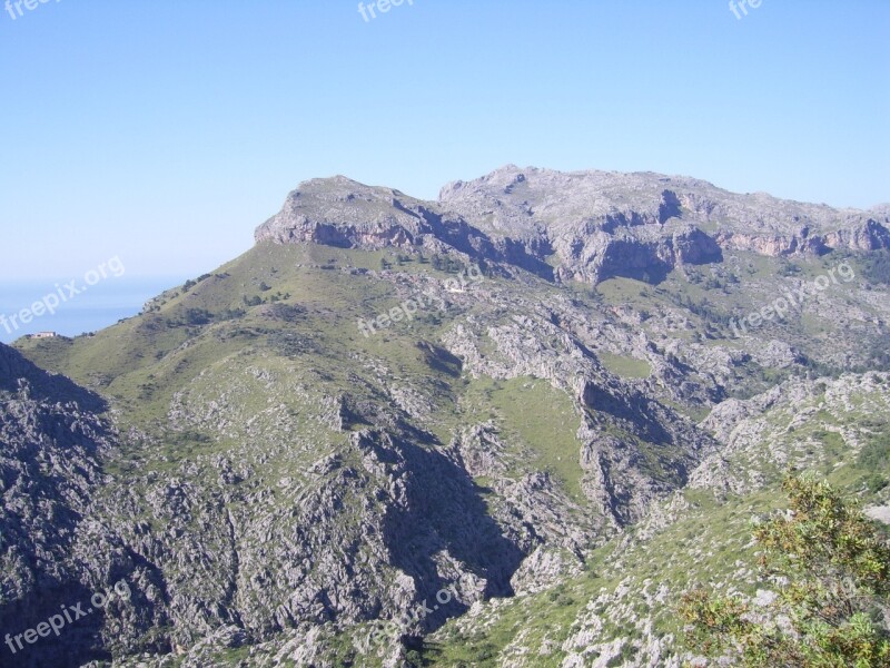 Mallorca Spain Landscape Mountains Feather