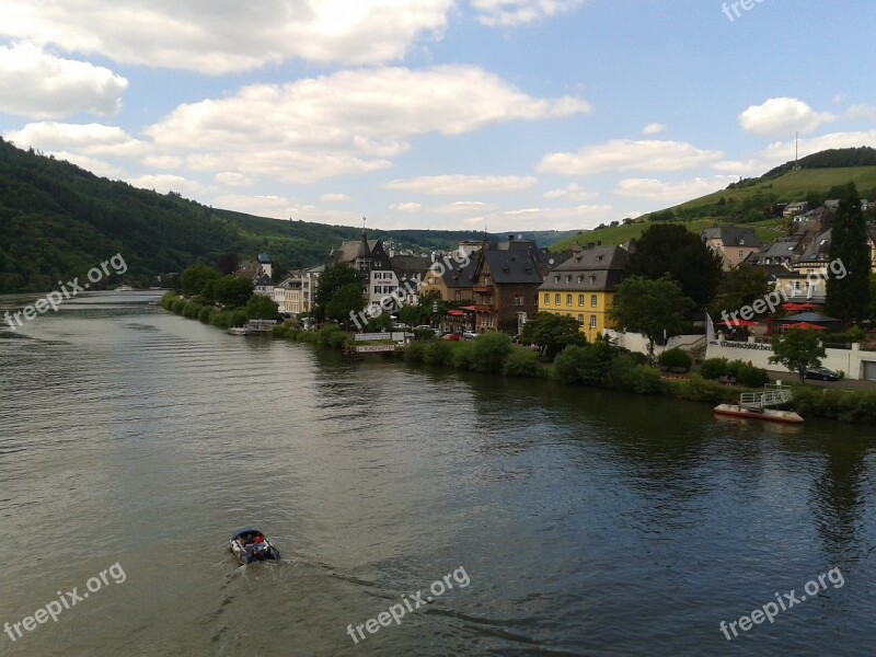 Mosel River Sachsen Bend River Bend