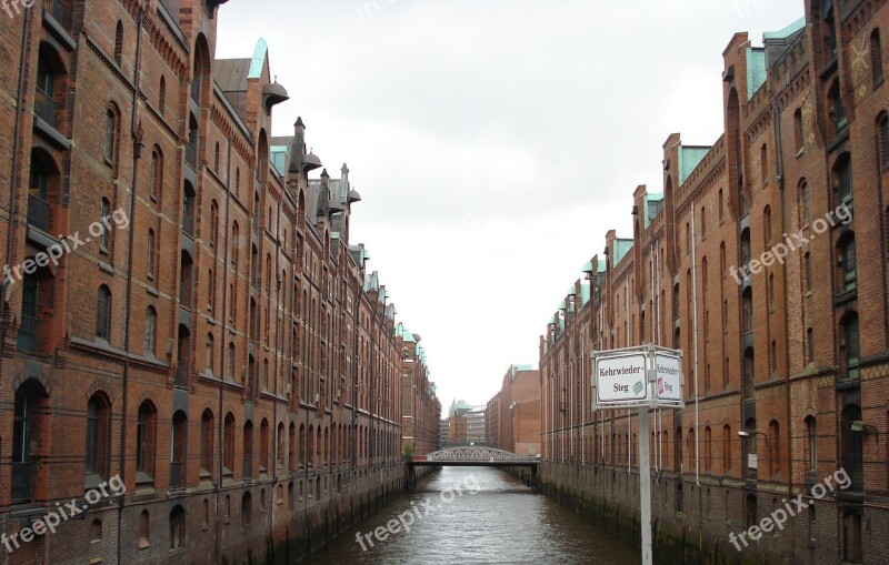 Hamburg Speicherstadt Old Speicherstadt Architecture Kontorhaus