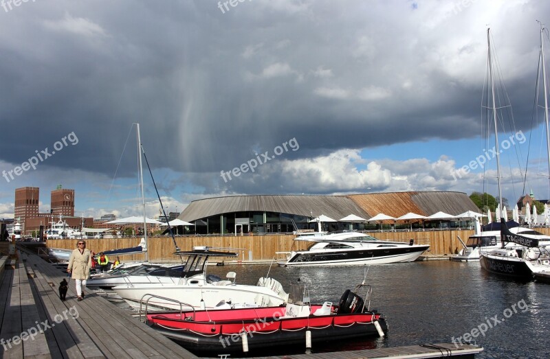 Oslo Norway Port Oslofjord City