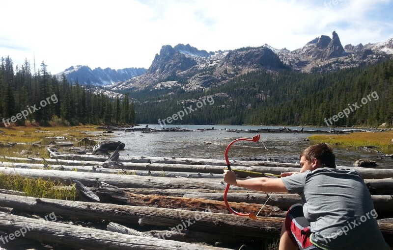 Mountain Bow Arrow Archery Goofing Around