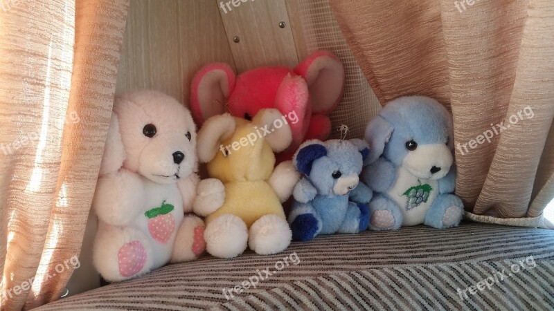 Toys Stuffed Animals Still Life Carriage Free Photos