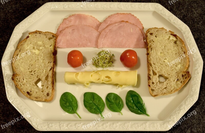 Sandwich Ingredients Food Bread Fresh