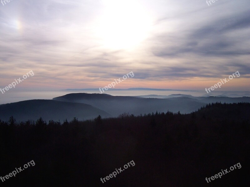 Landscape France Nature Alsace Vosges North