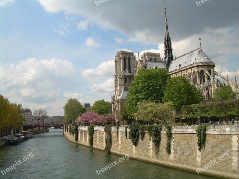 Paris Notre Dame Cathedral Free Photos