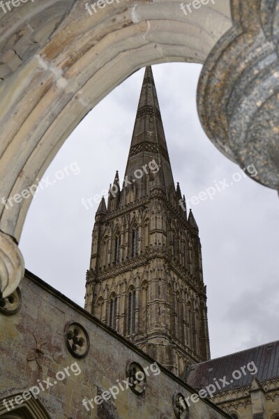 England Salisbury Building Historically Cathedral