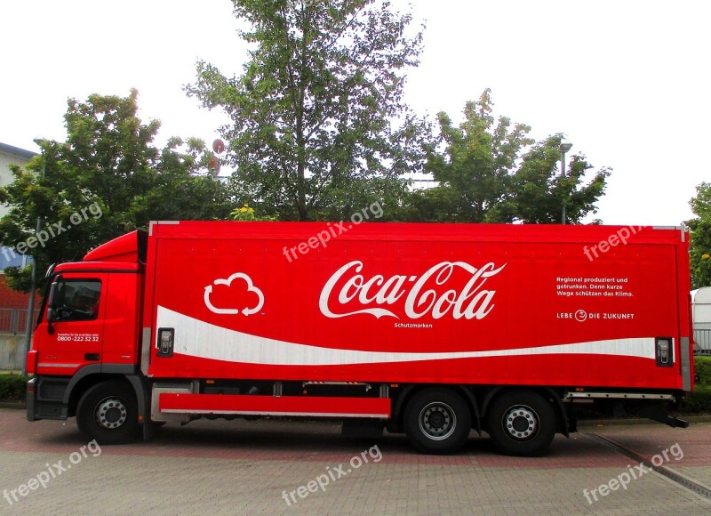 Coca Cola Transport Germany Red Lemonade