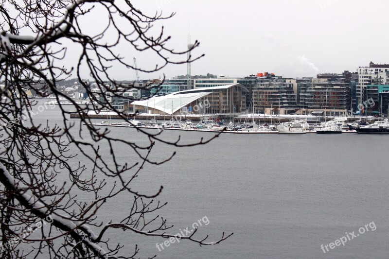 Oslo Norway Port Oslofjord City