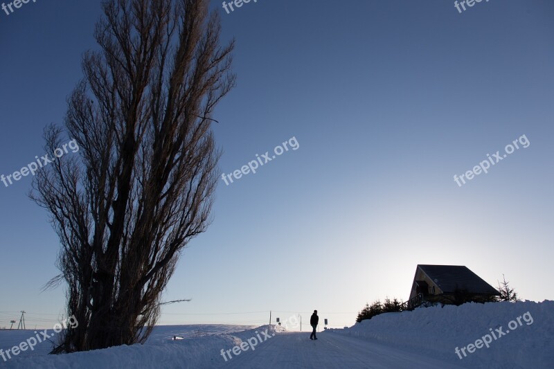 Ken Mary Hokaido Snow Blue Sky Japan