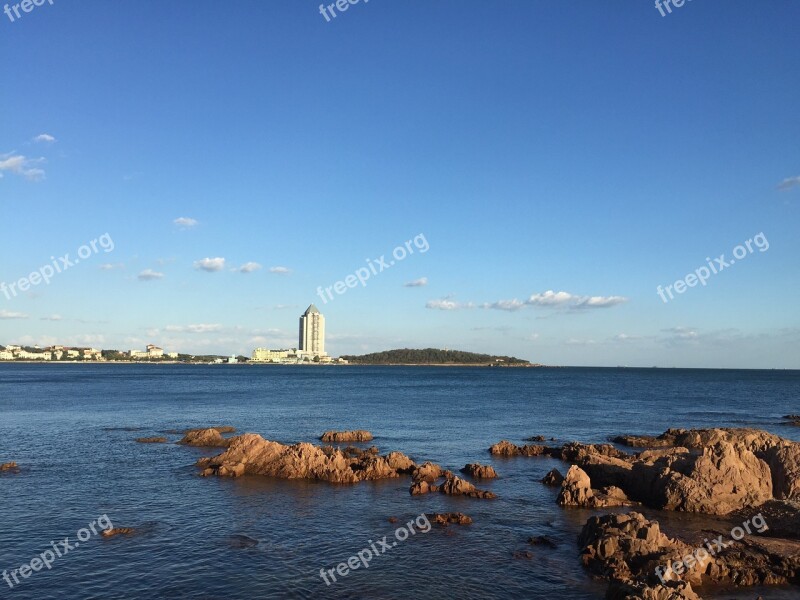 The Sea Reef Sky Blue Sky Tower