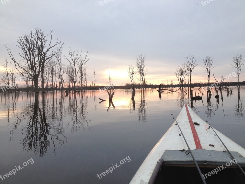 Lake Canoeing Water Nature Free Photos