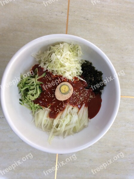 Bibim Sprout Noodles Daetip Bibim Noodles Daetip Noodles Smile Dining Lunch