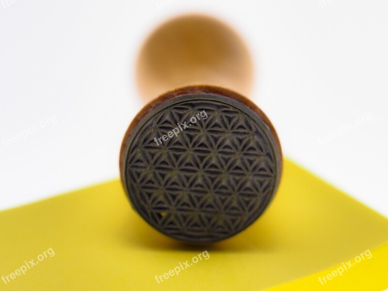 Stamp Flower Of Life Block Note List