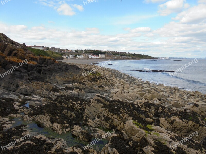 Rocky Beach Beach Water Rock Sand