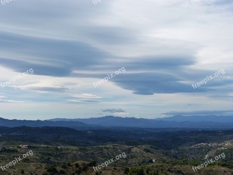 Clouds Cumulonimbus Mountains Fields Forest