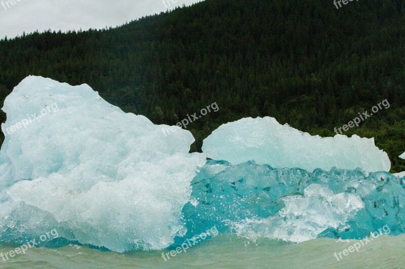 Ice Glacier Nature Water Blue