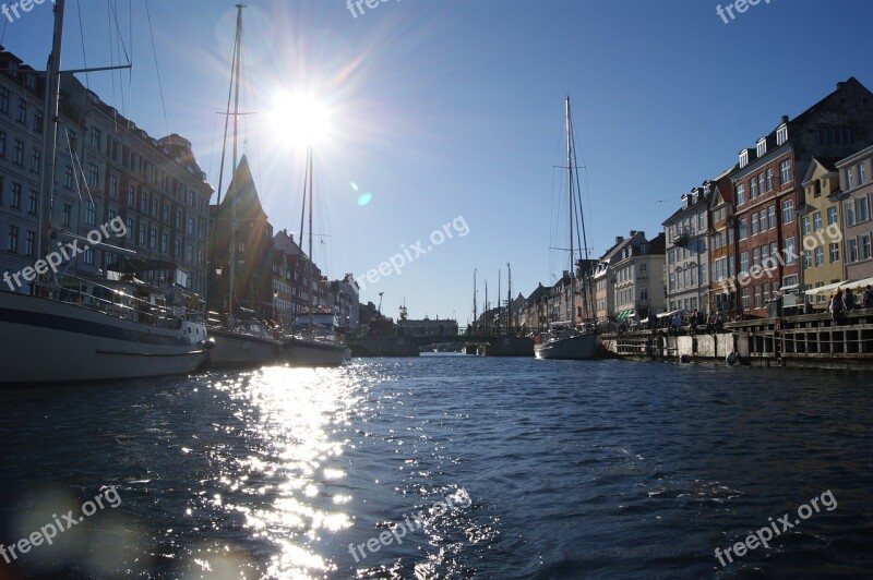 Boat Sea Channel Copenhagen River