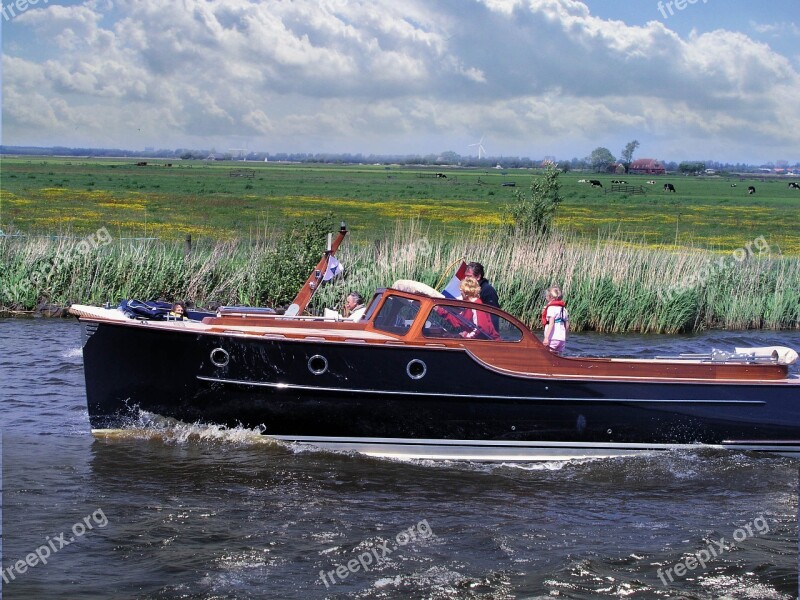 Boat Summer Restoration Water Fishing