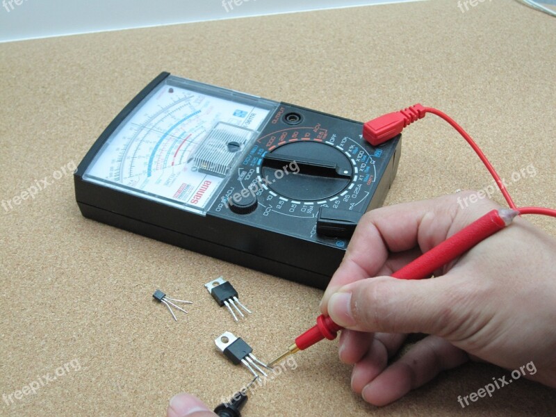 Electronics Transistor Multimeter Measurement Equipment