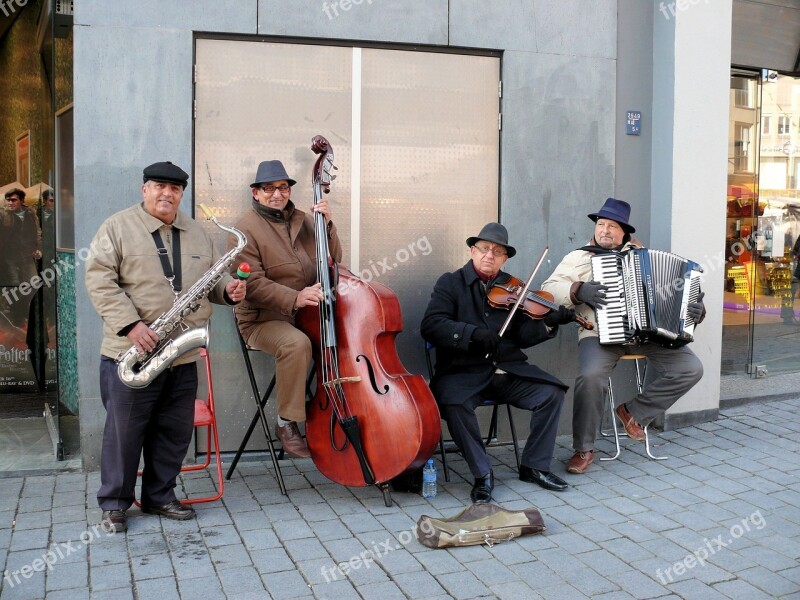 Street Orchestra Musicians Music Busker Free Photos