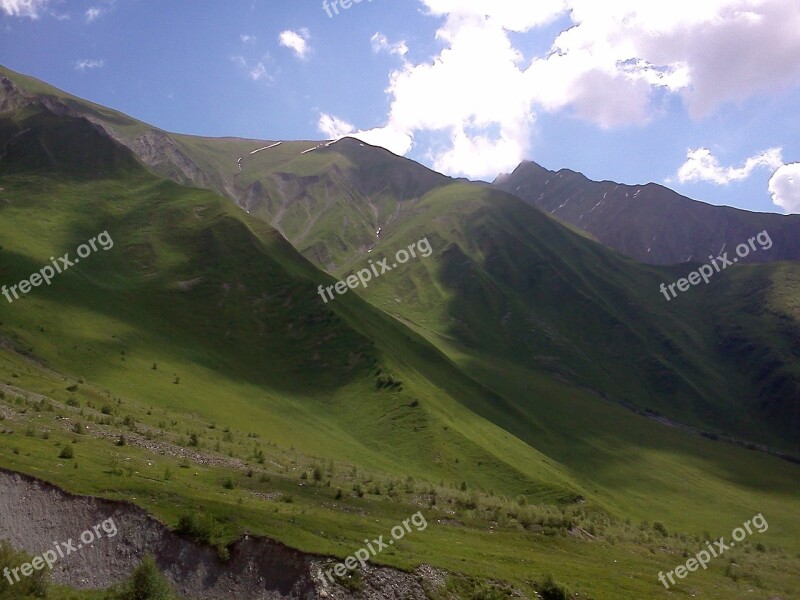 Mountains Sky Nature Clouds Landscape