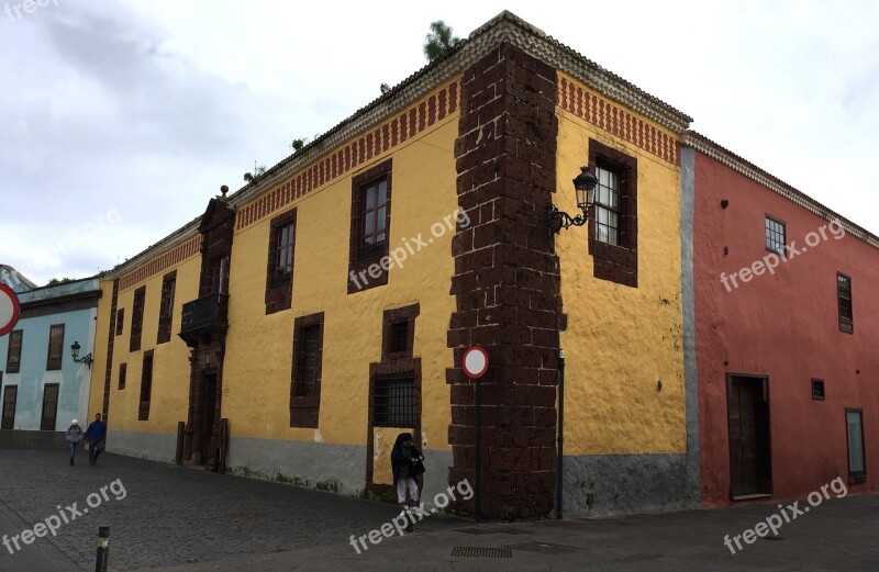 Tenerife Building Color Street City