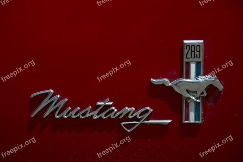 Mustang Car Usa Horse Sign