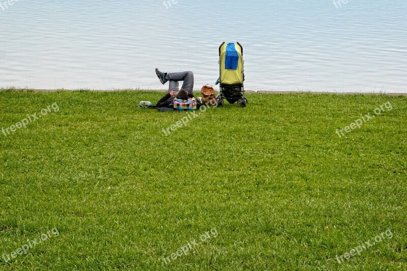 Switch Off Recover Break Baby Carriage Person